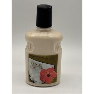 NEW Bath & Body Works Pleasures EXOTIC COCONUT Body Lotion 8 oz RARE Orig. Form